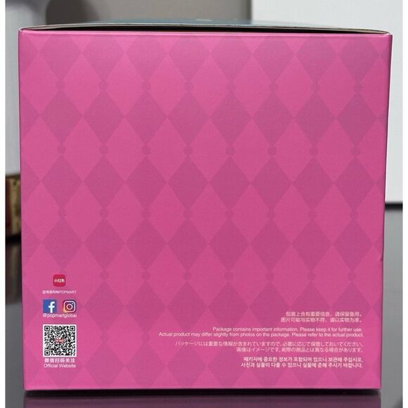 SET OF 2-POP MART LABUBU THE MONSTERS Let's Checkmate Series-Mugs, PINK & BLUE - Picture 5 of 16